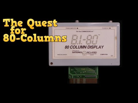 The Quest for 80 Columns on the Commodore 64