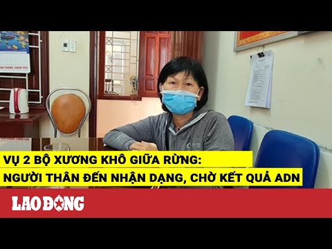 Video Vụ 2 bộ xương khô giữa rừng: Người thân đến nhận dạng,... - youtube
