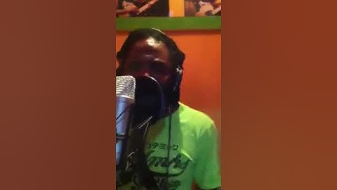 Ginjah a bless up legendary studio.