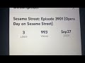 Sesame Street Episode 3901 Opera Day On Sesame Street Sesame Street Episode 3901 Opera Day On Sesame Street
