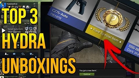 CSGO - TOP 3 INSANE HYDRA CASE UNBOXINGS!! (NEW OPERATION)