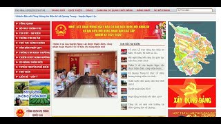 Hướng dẫn cấp xã thị trấn sử dụng phần mềm portal - vnpt (cổng thông tin)