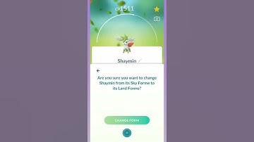 Changing Sky Form Shaymin to Land Form during Go Fest Finale 2022