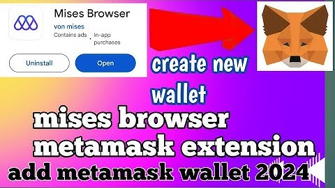 metamask extension kaise instal karel mises browser add metamask wallet 2024