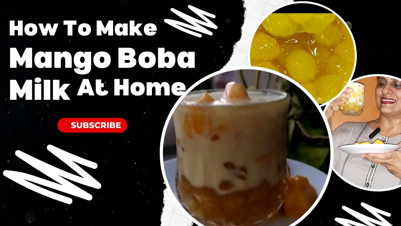 🧋Make Your Own Boba pearls and serve with milk/tea/juice ️ ️ Yummy