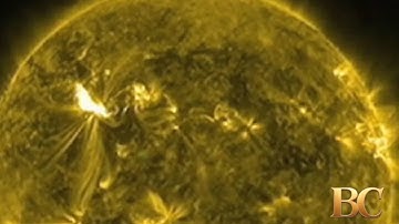 Geomagnetic storm watch issued after powerful solar flare is seen erupting from sun