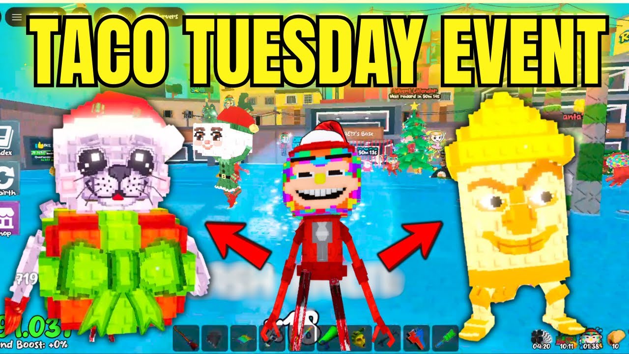 STEALING in NEW TACO Tuesday Event! 🌮 New Christmas BRAINROTS in Steal a Brainrot