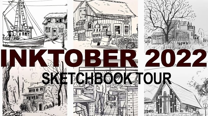 Inktober 2022: sketchbook tour!