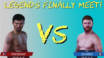 Manny Pacquiao Vs Canelo Alvarez | Undisputed Simulation! 