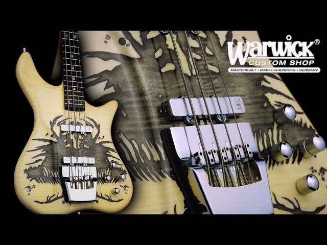 Warwick Custom Shop Masterbuilt - Katana NT - Rohrschach Design