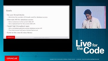 JDBC Next: A New Asynchronous API for Connecting to a Database