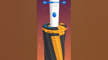 Stack Ball 3D Game | Level 318 | Play Stack Ball Game In Fast Speed | Stack Ball Game YouTube Short