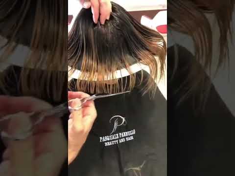 طريقه قص شعر بحركه جديده