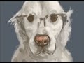 A very good dog digital painting timelapse
