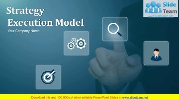 Strategy Execution Model PowerPoint Presentation Slides