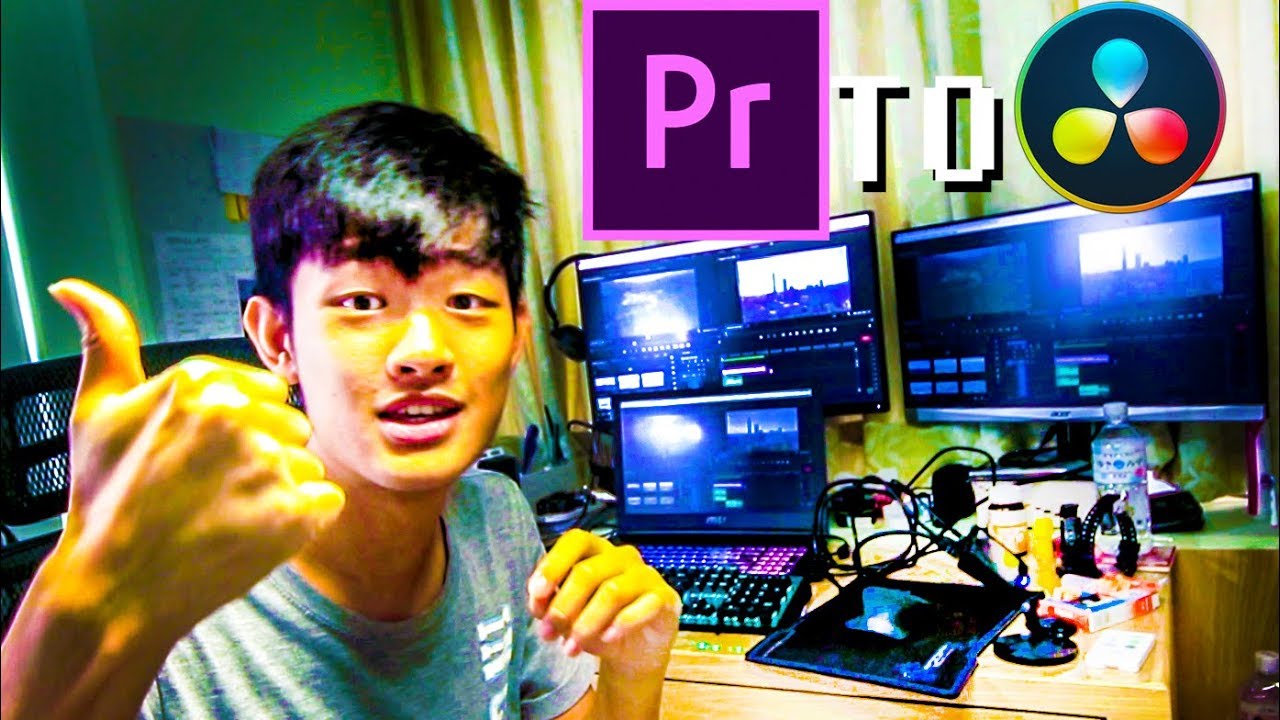  PR Premiere Pro Davinci Resolve YouTube
