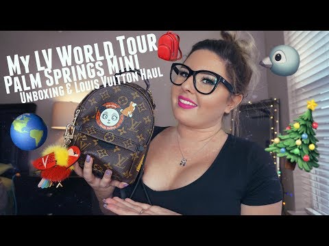 Louis Vuitton Palm Springs Mini World Tour Backpack