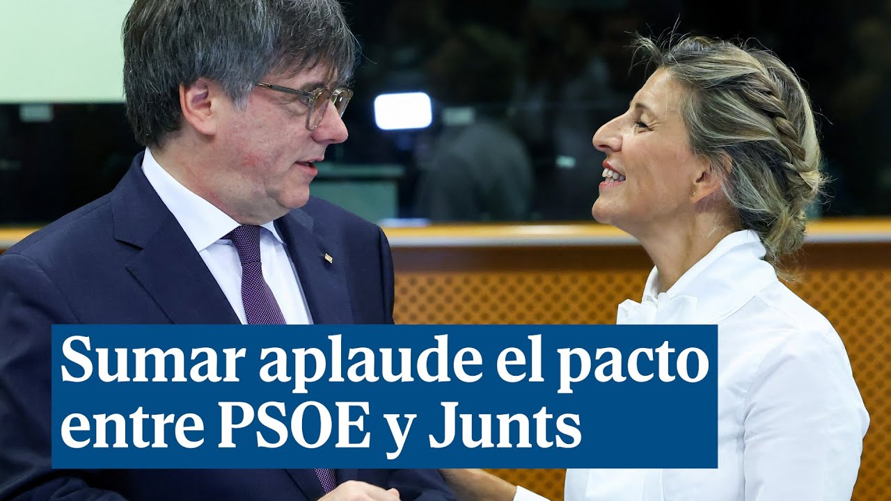 Sumar asegura que el acuerdo de PSOE y Junts va a servir "para mejorar ...