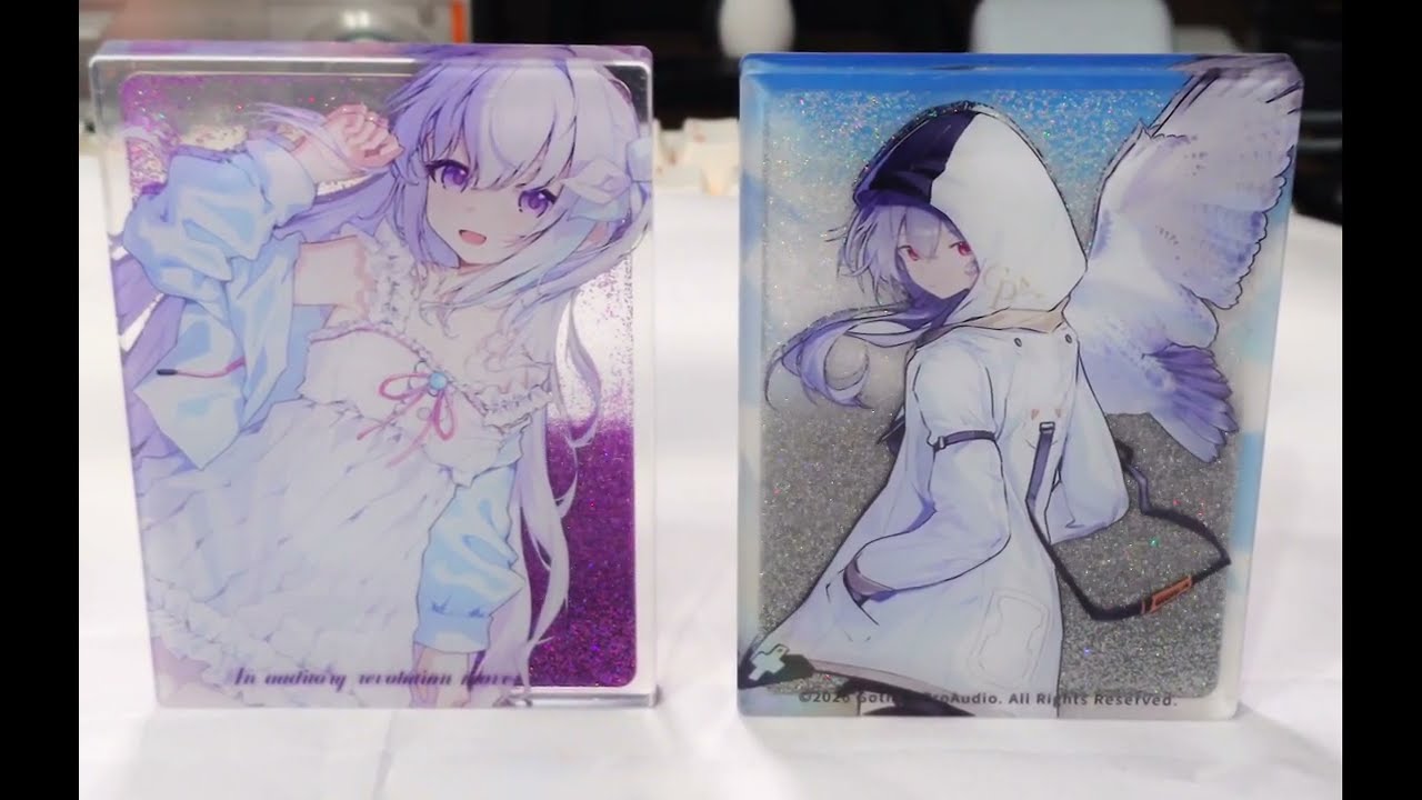 CVJ LILA / HIBIKI アクリルボード（付属品） - YouTube