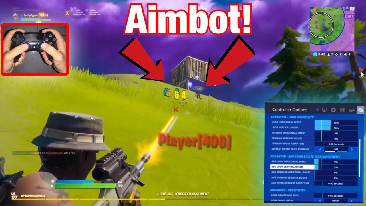 how to aimbot in fortnite pc