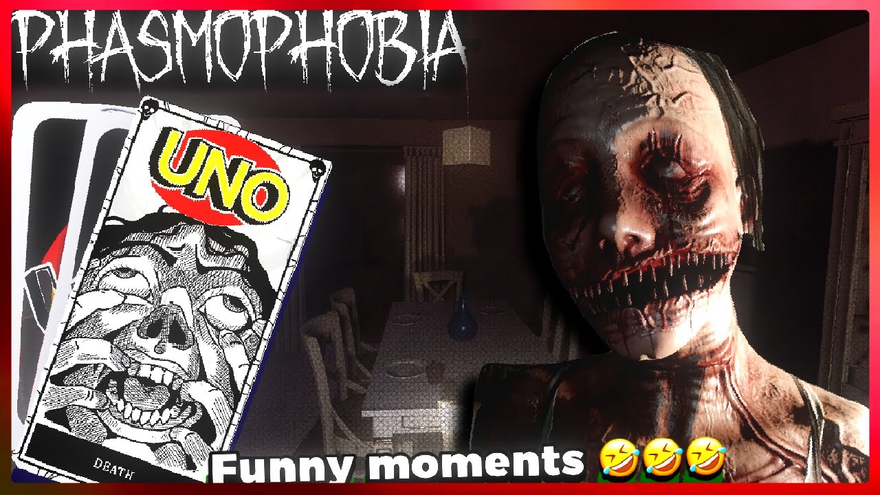 OMG I FCKIN LOVE UNO Phasmophobia funny moments |Halloween Special