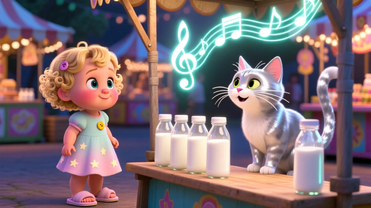 Baby and the Moon Market 🌙🛍️ | Fun Adventure Song for Kids | Toddler Imaginative Rhyme