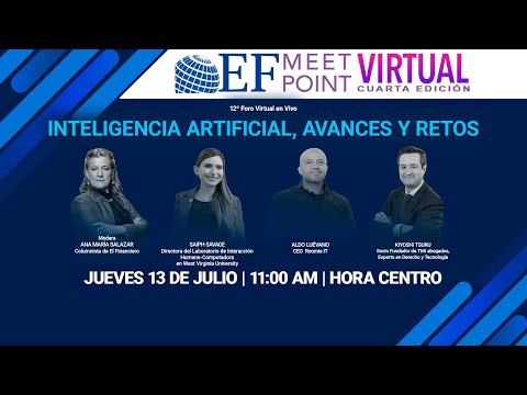 EN VIVO | Foro MeetPoint | Inteligencia artificial, avances y retos