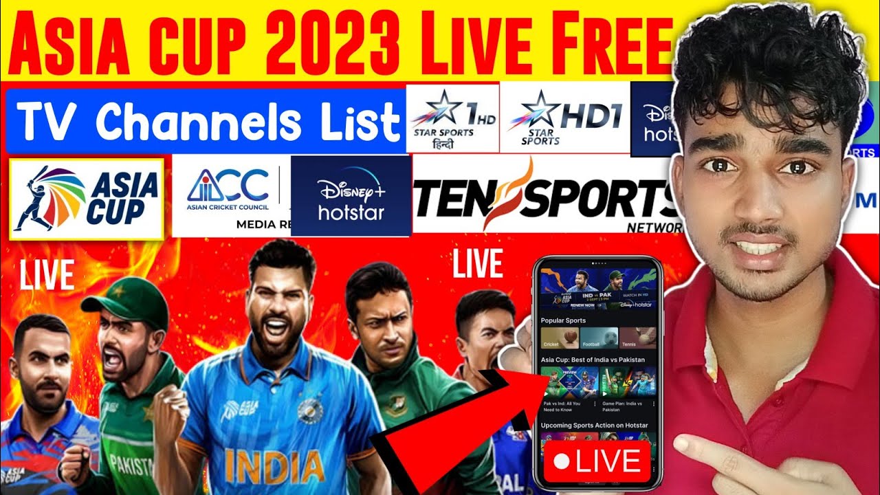 asia cup match live video