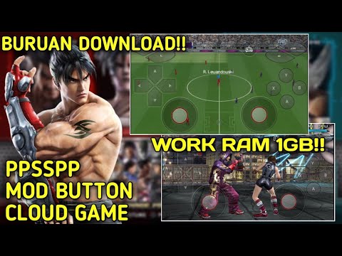 PPSSPP MOD BUTTON CLOUD GAME!! | CARA UBAH STYLE BUTTON PPSSPP JADI ...