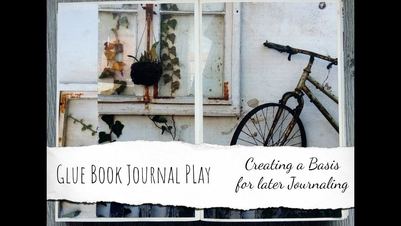 Glue Book Journal || Creating Backgrounds 001