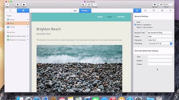 Organising Pages in RapidWeaver 6 - Community Tutorial