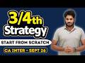 Start from Scratch | Sept 2026 Exams CA Inter | Preparation Strategy