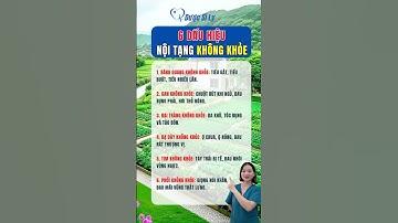 6 dấu hiệu nội tạng không khỏe #duocsily #dsly #chamsocsuckhoe