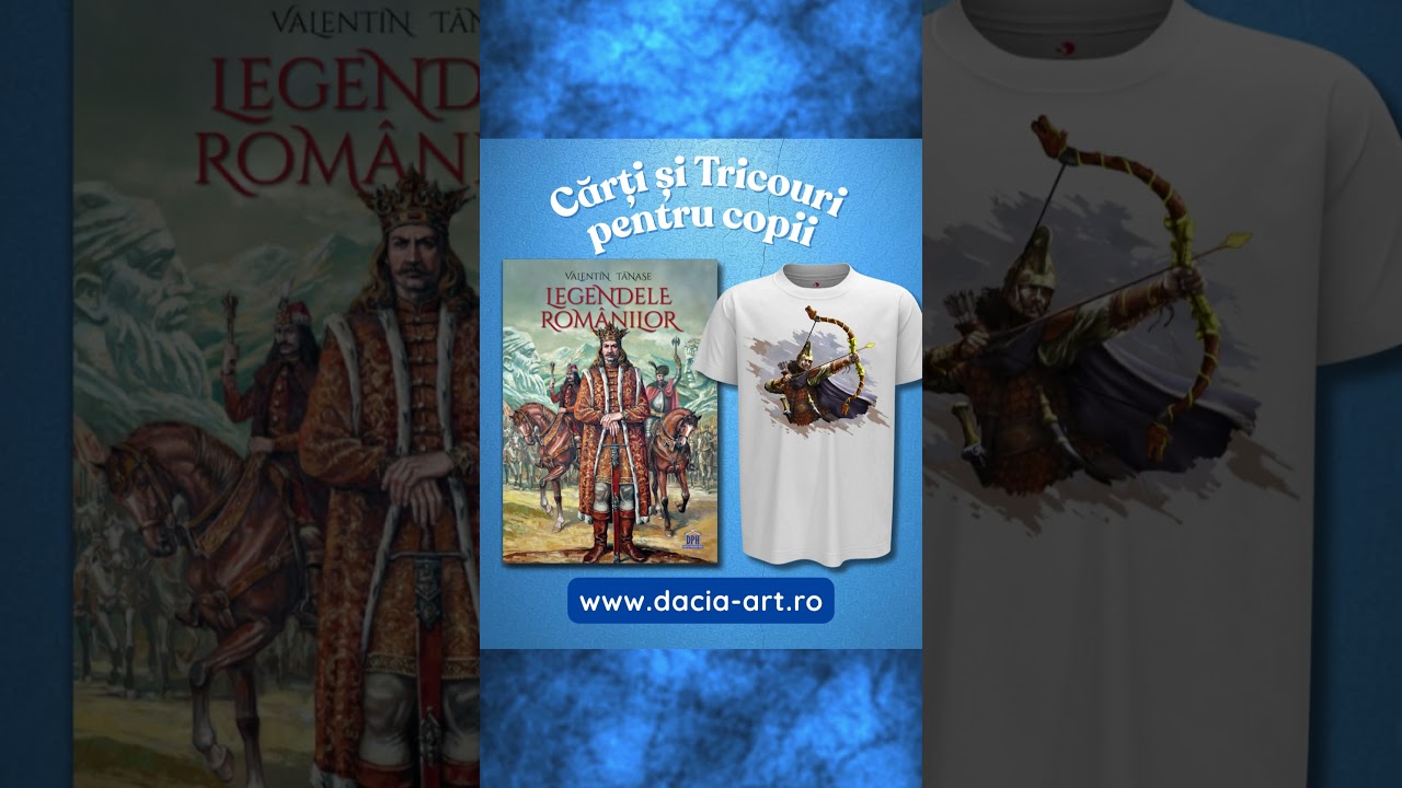DACIA ART - Cărți și tricouri pentru copii. #istorie #legende
