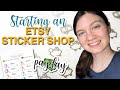 Starting An Etsy Sticker Shop :: My Experience