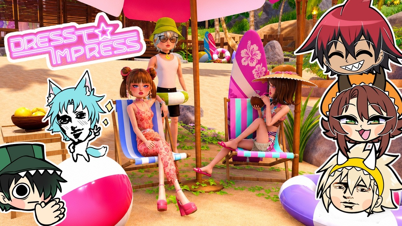 Vacaciones en dress to impress de roblox!