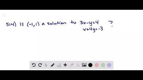 For the following exercises, determine whether the ordered pair is a solution to the system of equa…