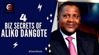 4 Business secrets of Aliko Dangote | Gson Ebuka [Audio Version]