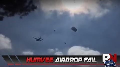Humveee Airdrop Gone Wrong!