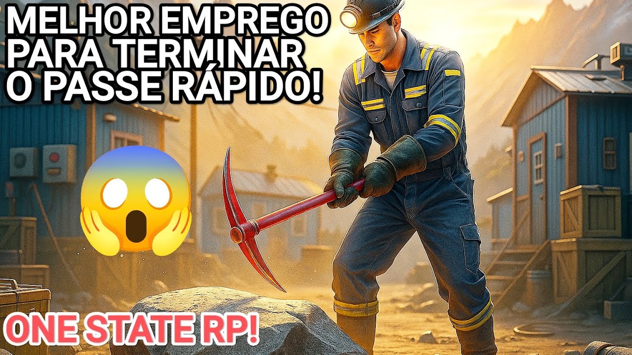 ESSE É O MELHOR EMPREGO pra UPAR o PASSE RÁPIDO no ONE STATE RP!