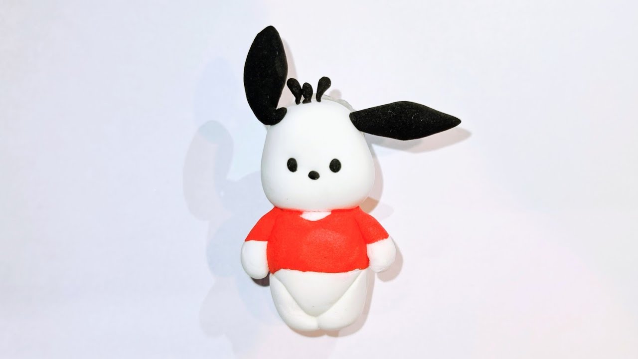 樹脂粘土】ポチャッコ作ってみた！/ Sanrio Clay Art: Making Pochacco