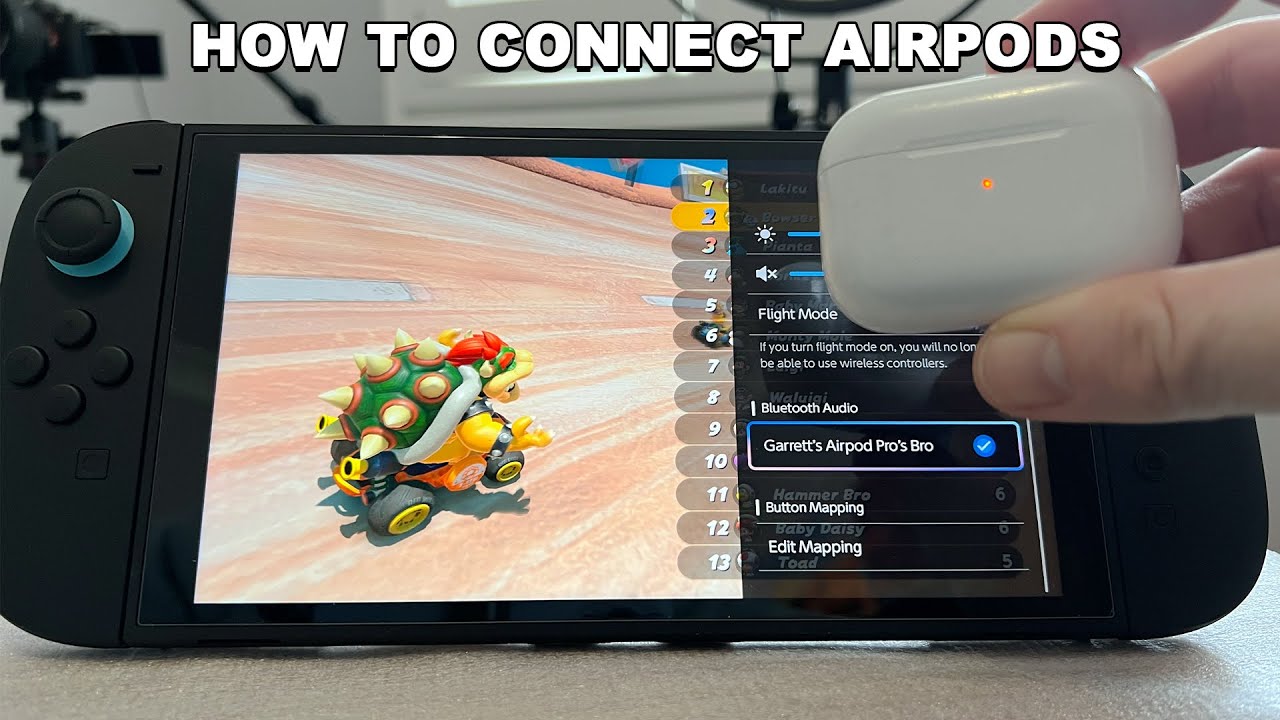 How to Connect AirPods to Nintendo Switch 2 – Full Bluetooth Setup