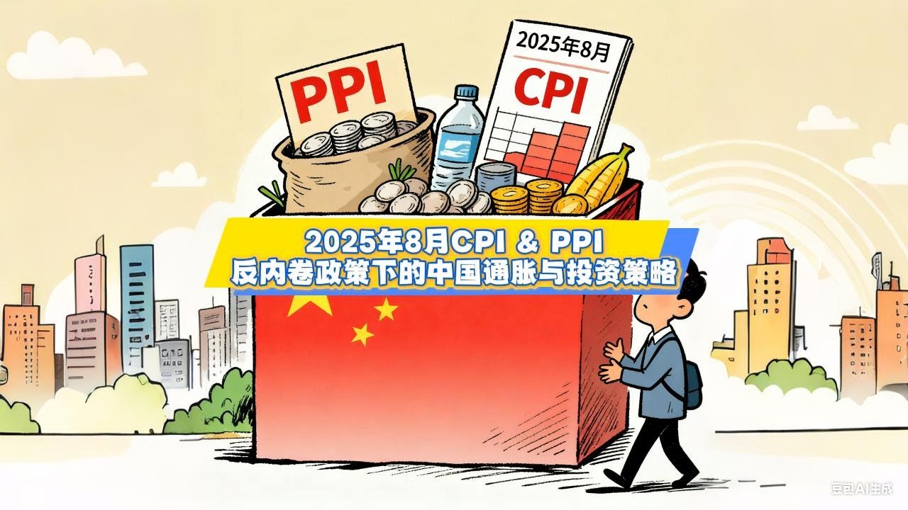 2025年8月CPI & PPI：反内卷政策下的中国通胀与投资策略- YouTube