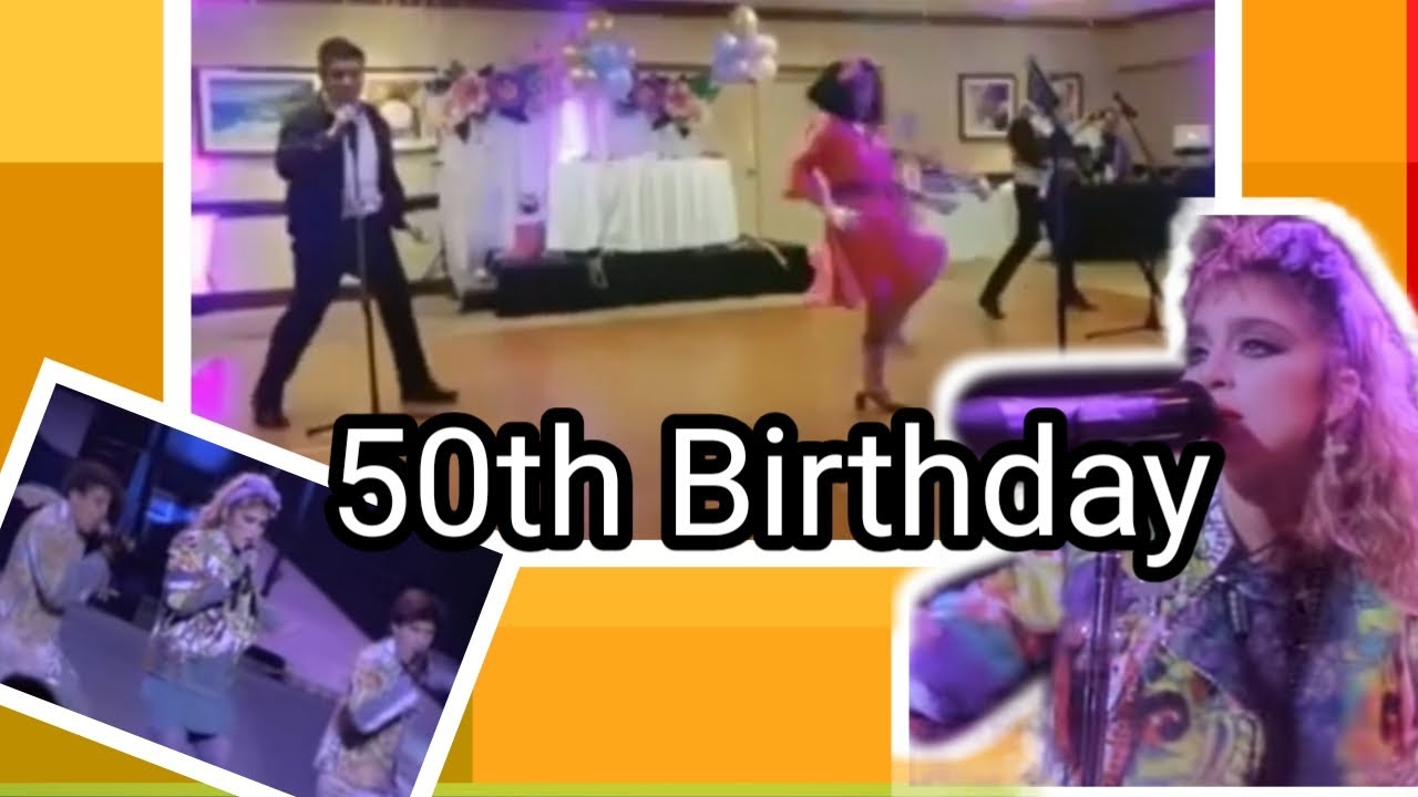 DRESS YOU UP BYMADONNA , The day we played Madonna and back up vocals