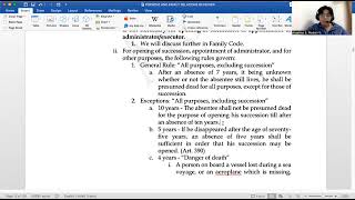 PFR PART  3: ABSENCE