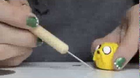 "Jake The Dog" Charm - Adventure Time - Polymer Clay Tutorial