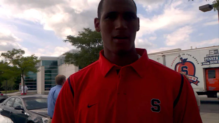 Syracuse Orange QB turned WR John Kinder (Video by...
