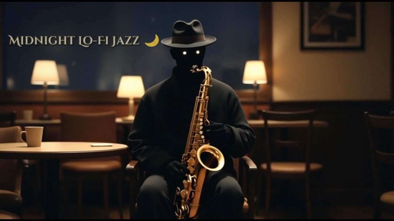 Midnight Lo-Fi Jazz 🌙 Smooth Sax & Cozy Night Beats for Relaxation (1 Hour)