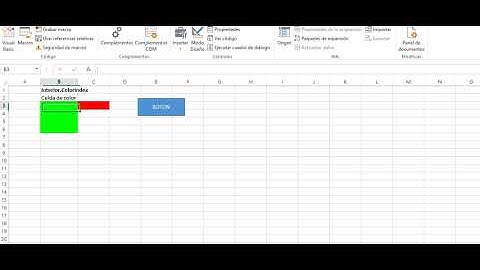 Colorear celdas en excel con macros.