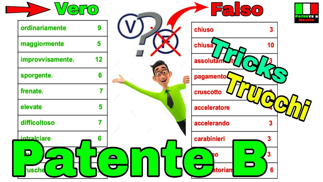 Patente B Tricks || Tutti Vero Falso Parole Per Voi || il Trucchi Patenteb in Urdu | Punjabi | Hindi